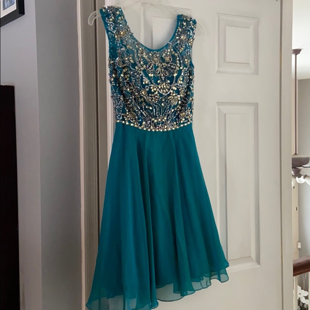 Blue Sherri hill dress